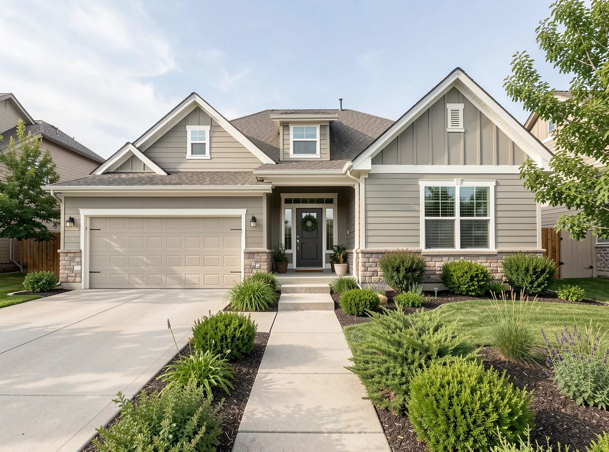 Updated home exterior in Parker