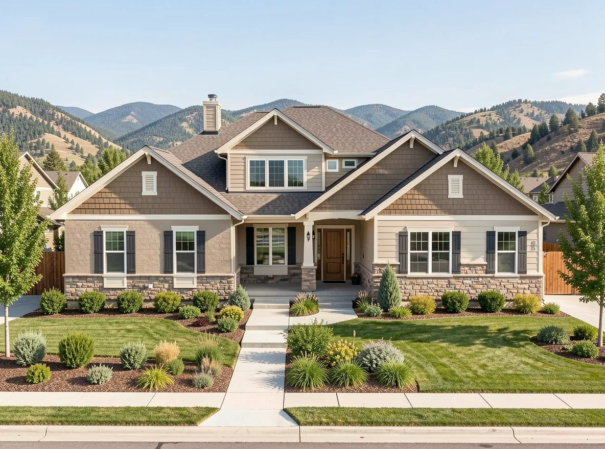 Castle Rock style home exterior