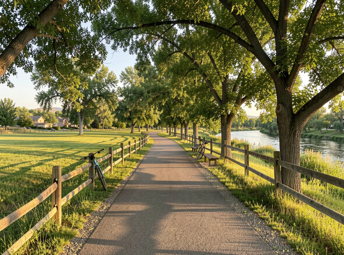 Northglenn trail and park setting for outdoor recreation