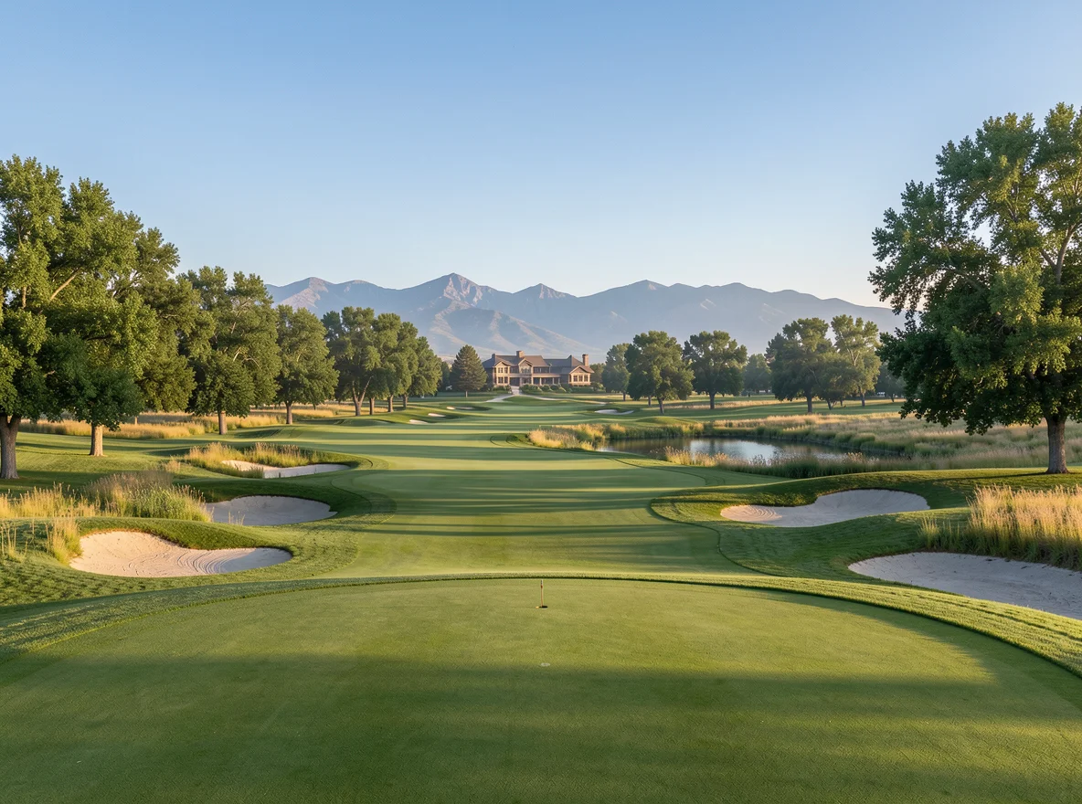 Golf course and open space near Lone Tree, Colorado