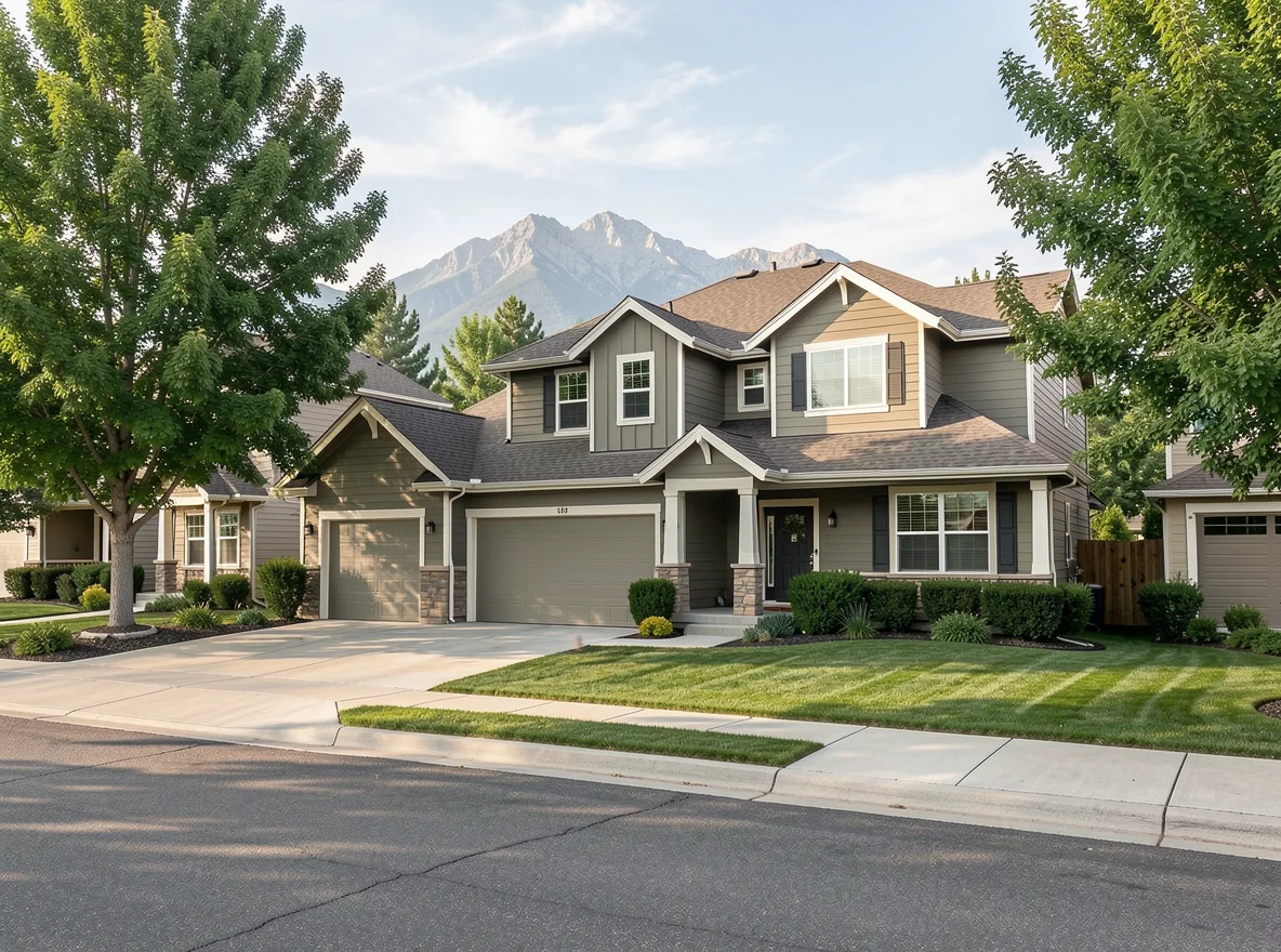 Residential street in Arvada
