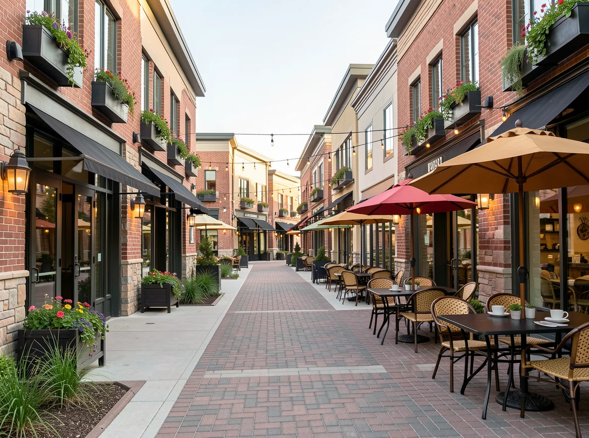 Shopping and dining district in Lone Tree, Colorado