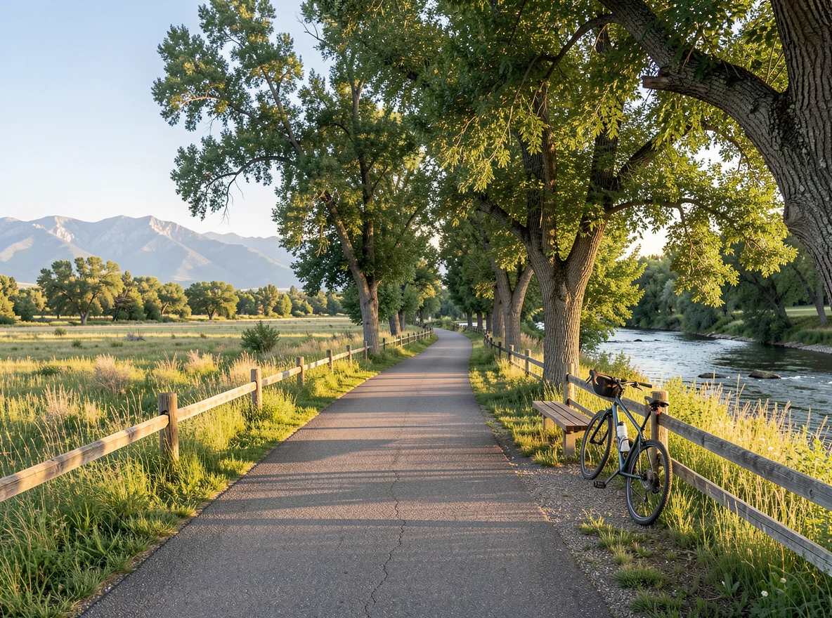 Centennial trail for walking and cycling
