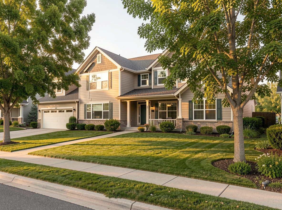 Residential neighborhood in Littleton, Colorado