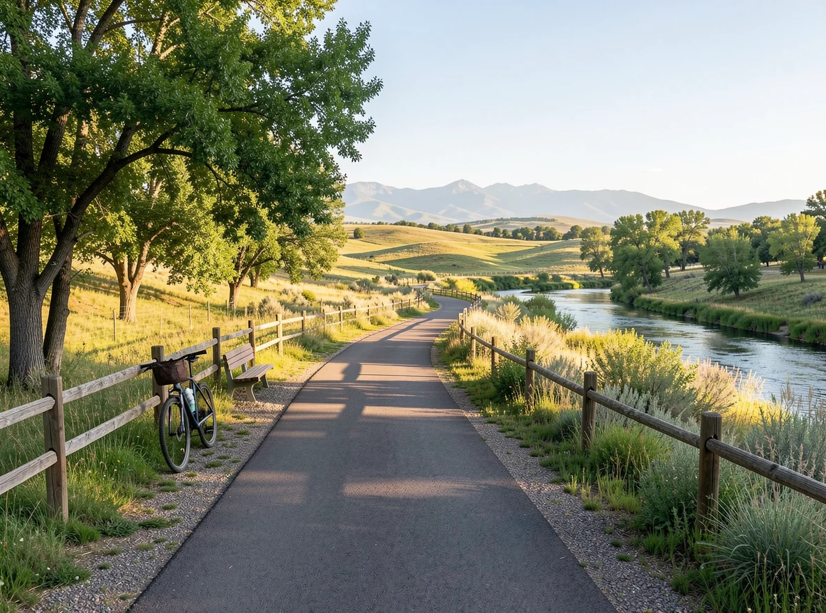 Trail and open space in Parker, Colorado