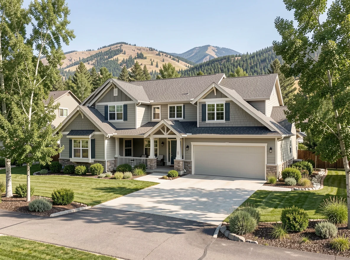 Foothill neighborhood setting in Golden, Colorado