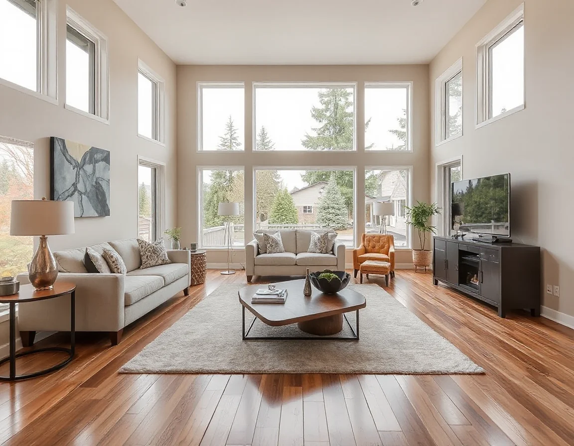 Contemporary home exterior in Kirkland