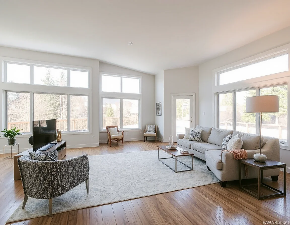 Bright home interior with natural light in Shoreline