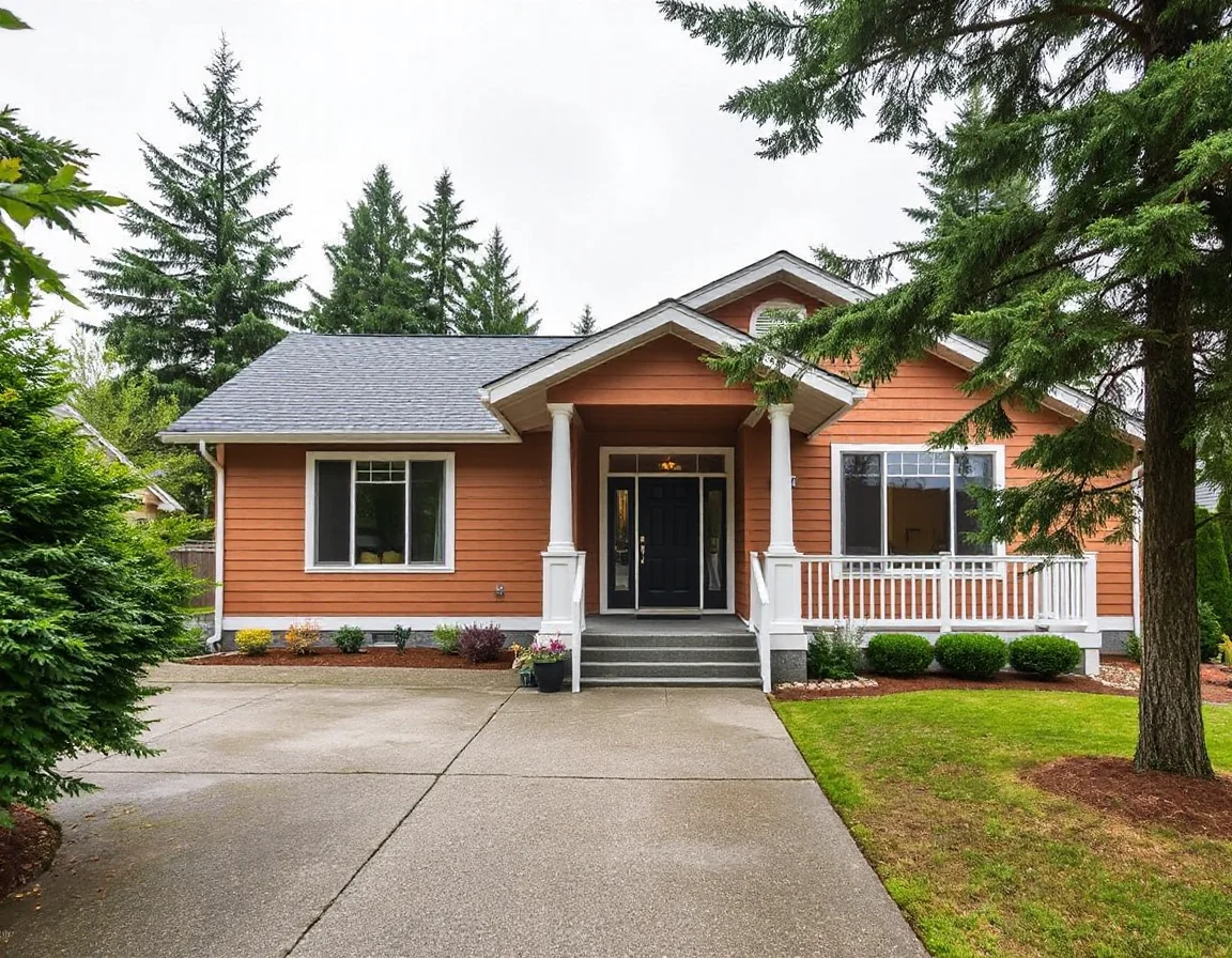 Pacific Northwest home exterior in Shoreline