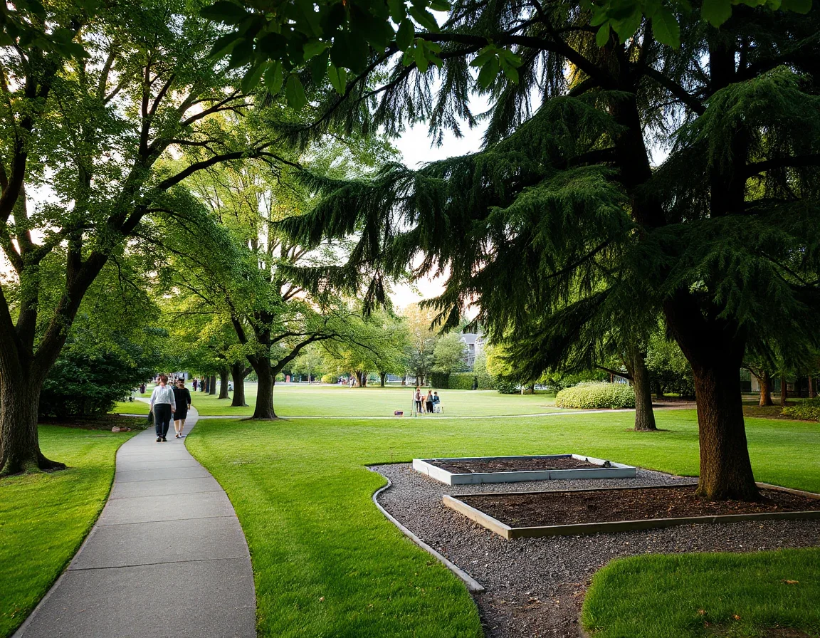 Tree-lined neighborhood park in Shoreline
