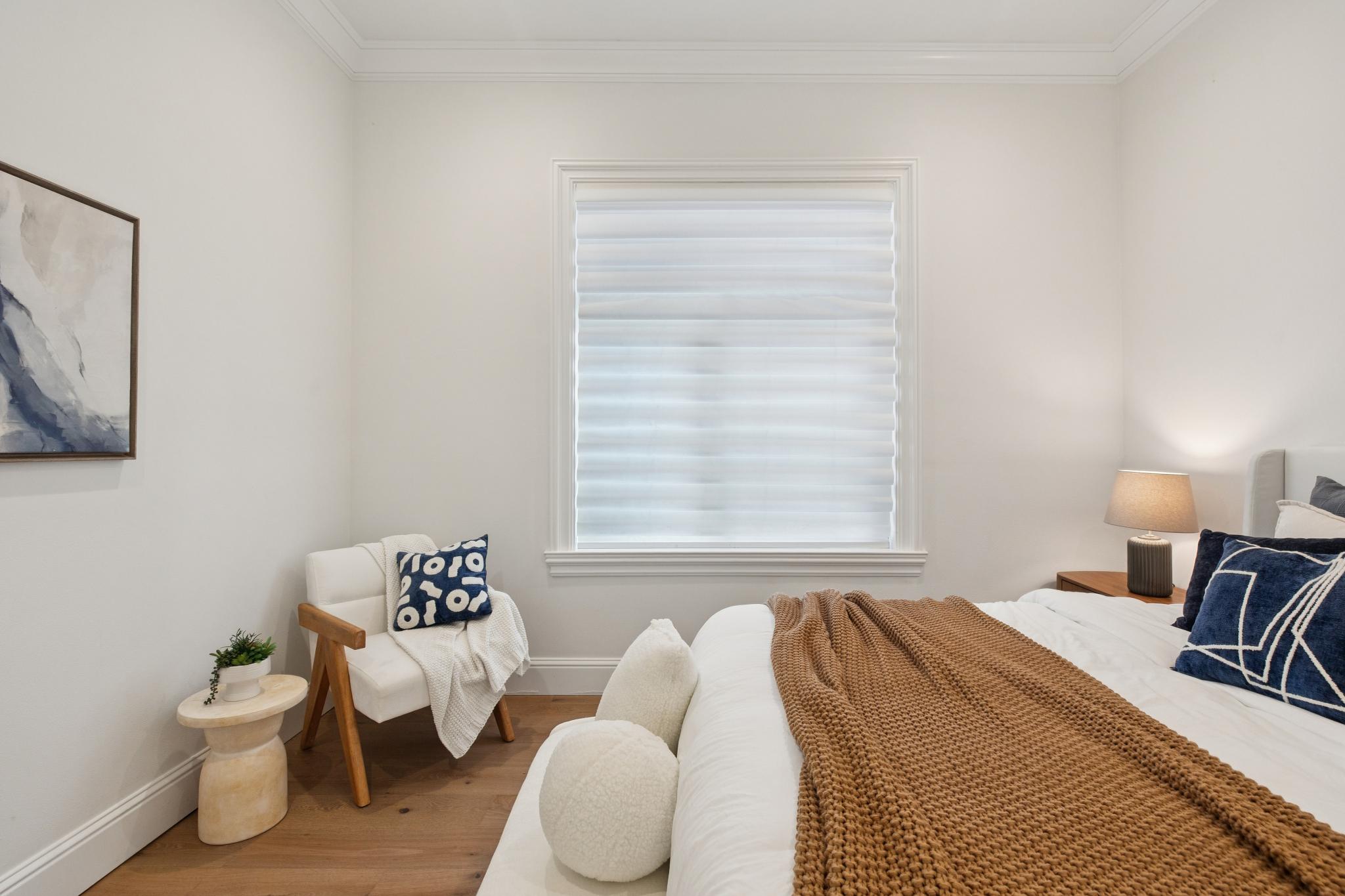 Organized offer preparation workspace in a Bay Area home