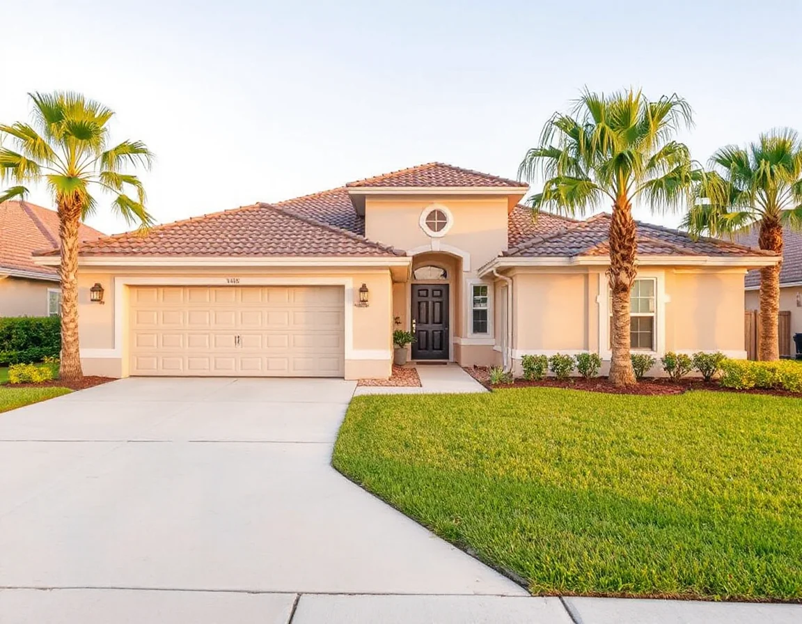 Contemporary home exterior in Odessa, Florida