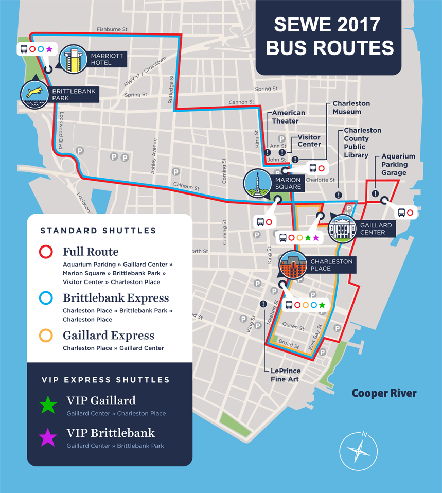 Map of SEWE Buses