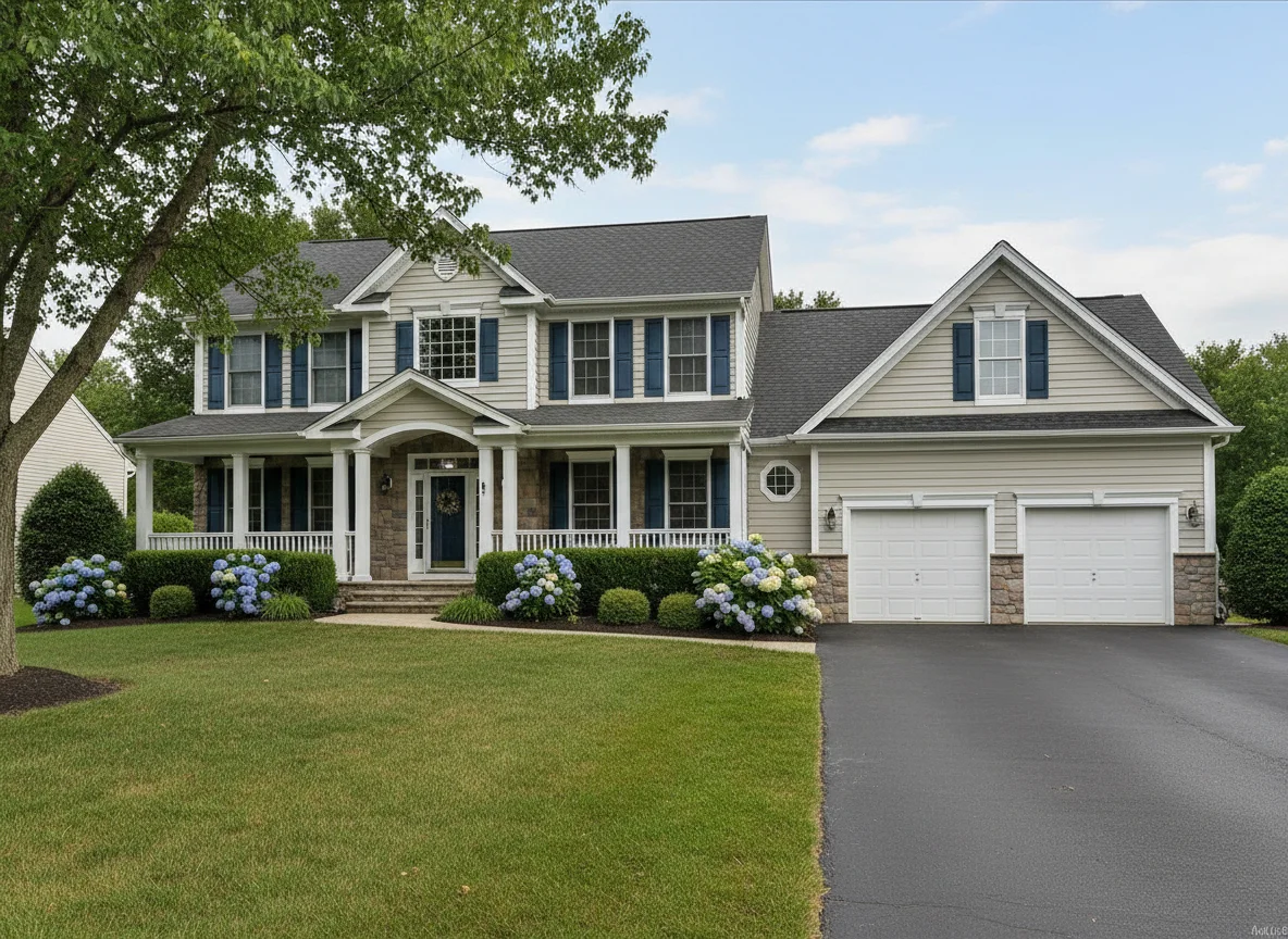 Well-maintained home exterior in Rockaway, New Jersey