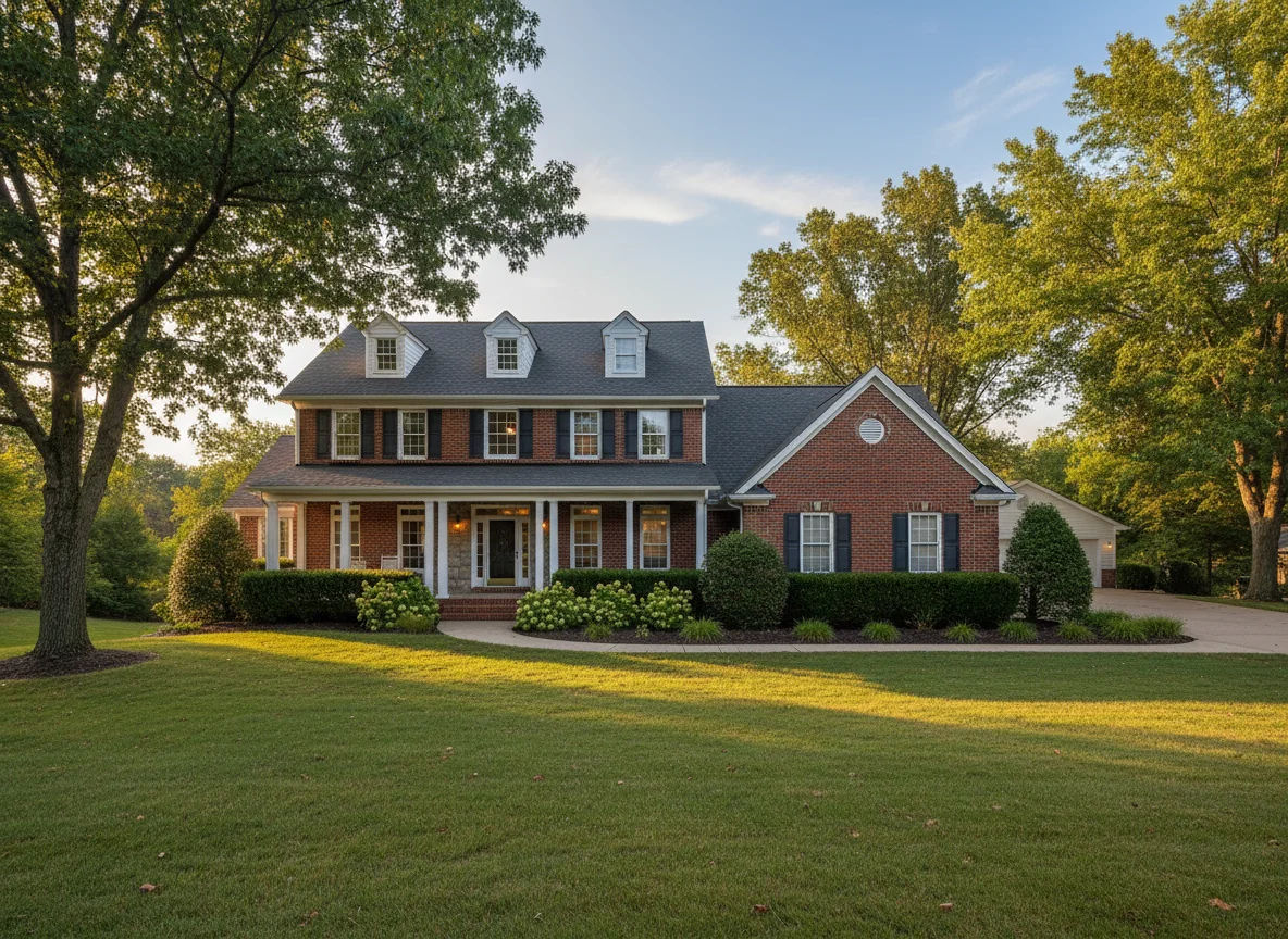 Traditional home with mature trees in Rockaway