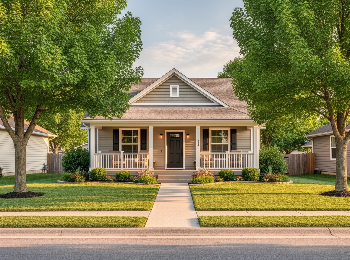 Residential home exterior in Ottawa, Kansas