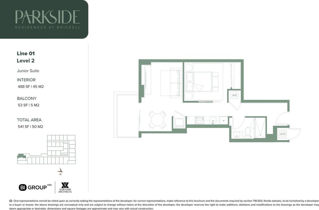 Parkside 01 Line Jr Suite Floorplan Parkside 01 Line Jr Suite Floorplan