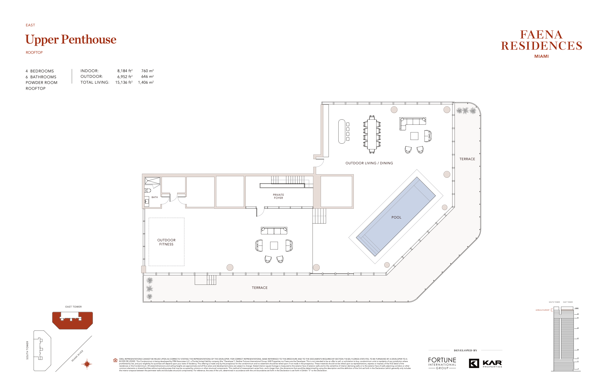 Faena Miami Upper Penthouse Floorplan Faena Miami Upper Penthouse Floorplan