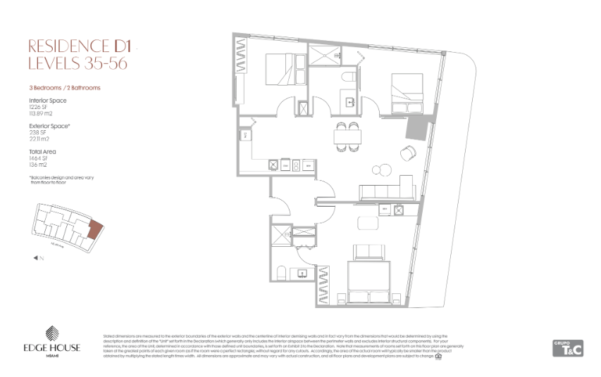 Edge House D1 Floorplan