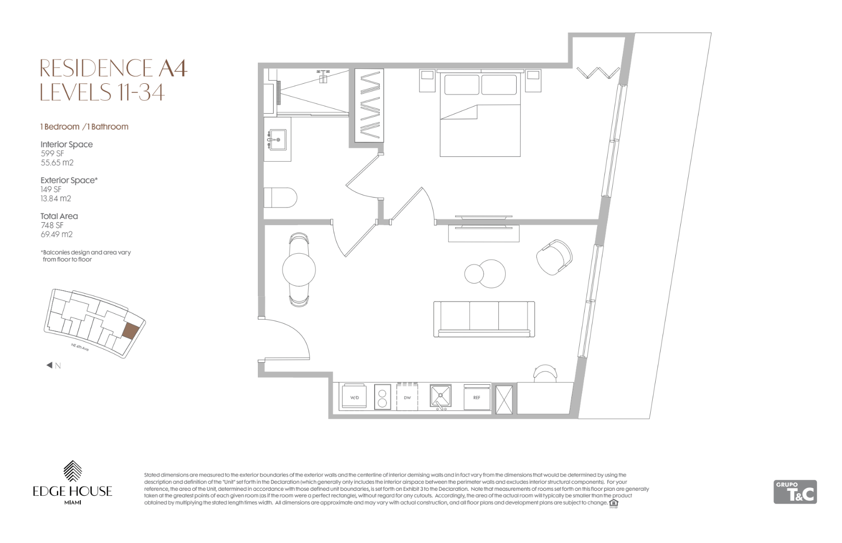 Edge House A4 Floorplan