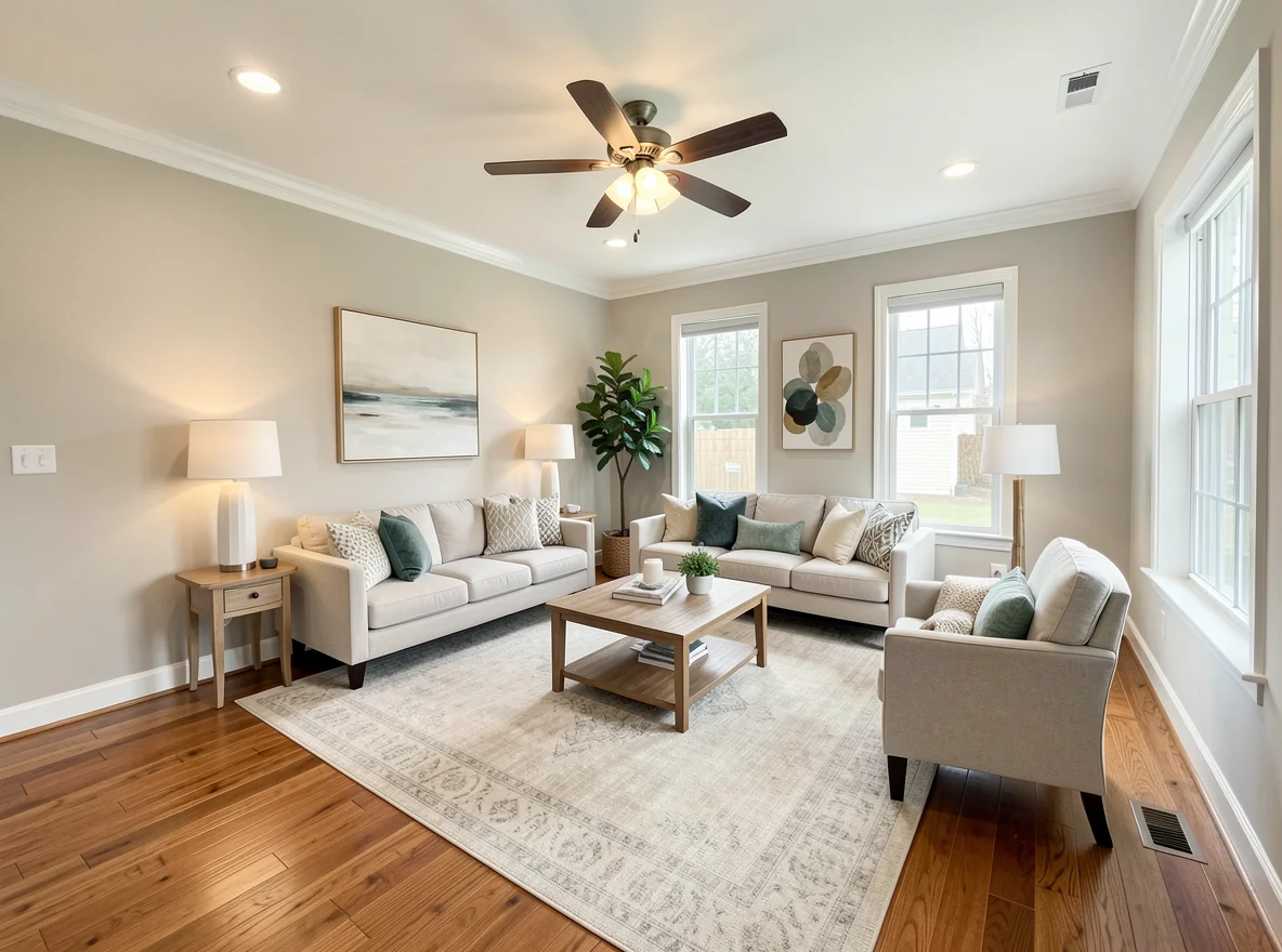 Refreshed interior with neutral finishes
