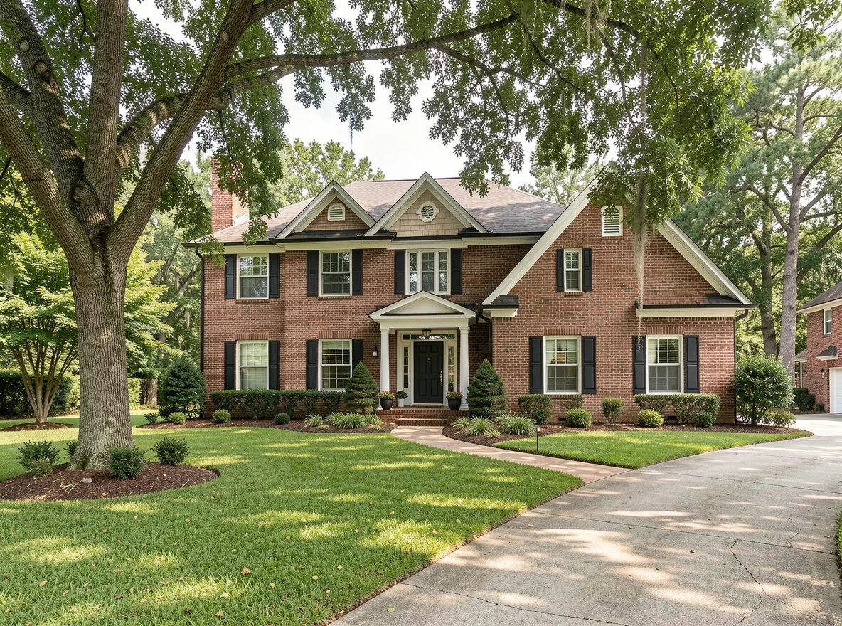 Traditional home exterior in Jackson