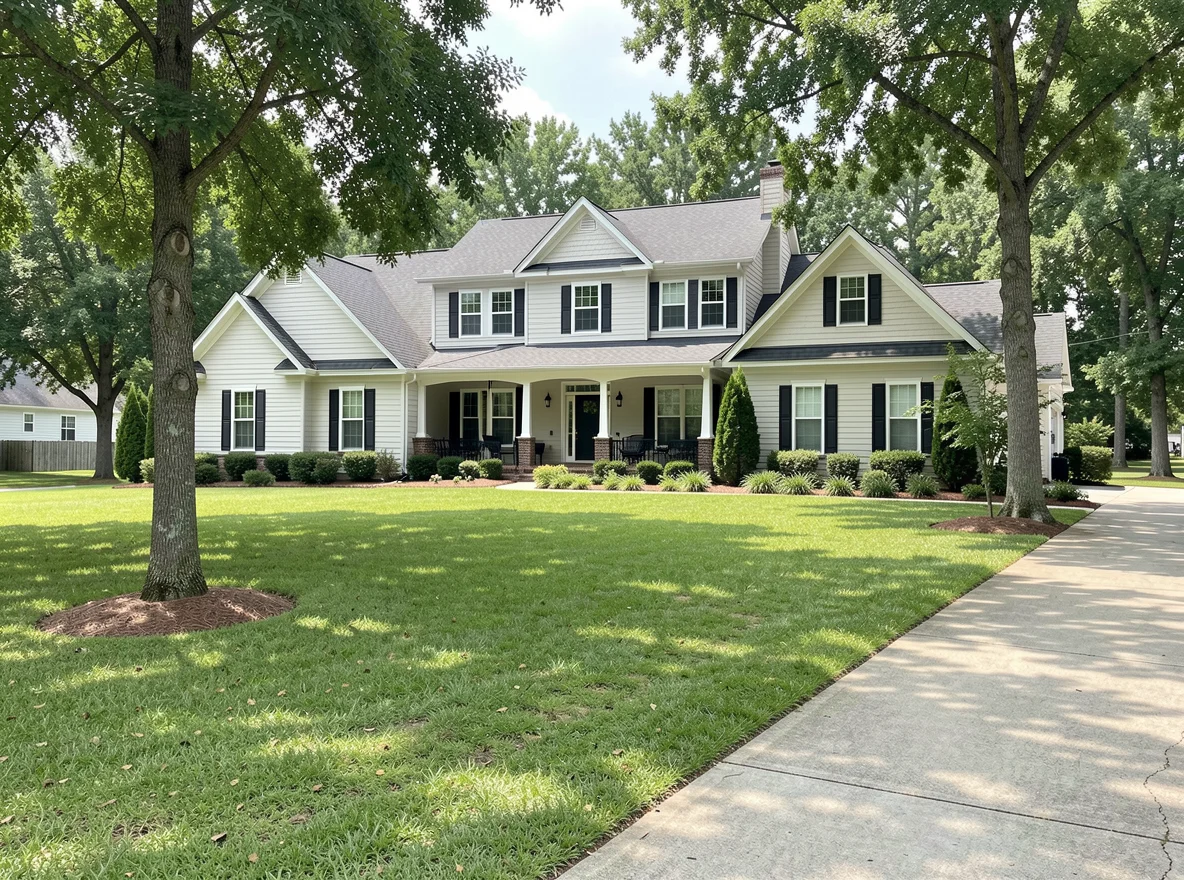 Suburban home with a spacious yard in Brandon