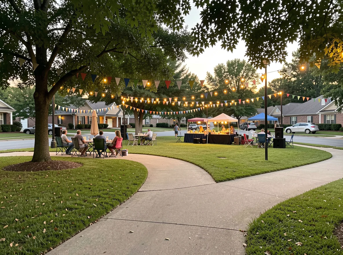 Community green space in Brandon