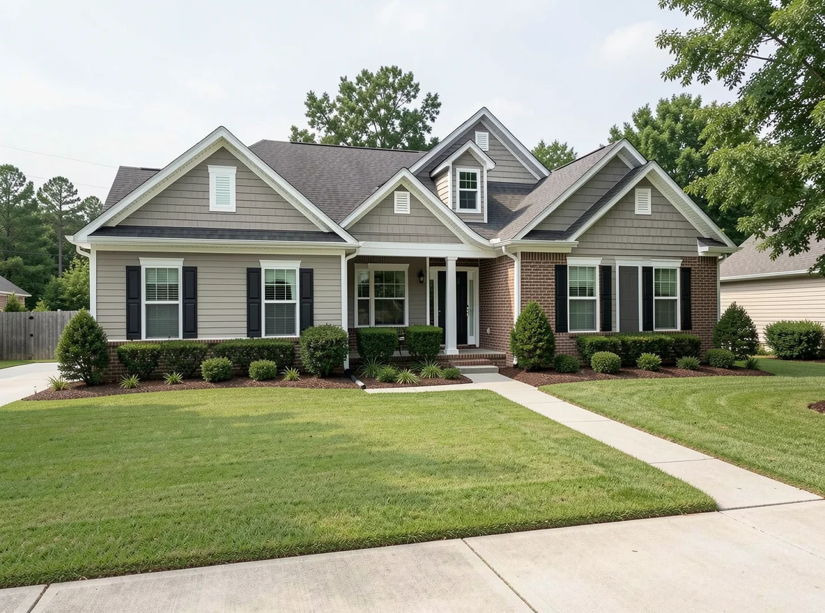Starter home exterior in Richland