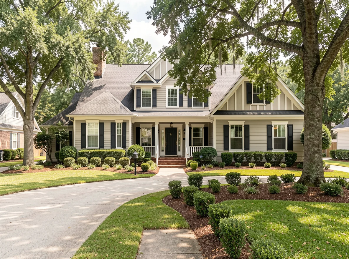 Home exterior in a Jackson neighborhood