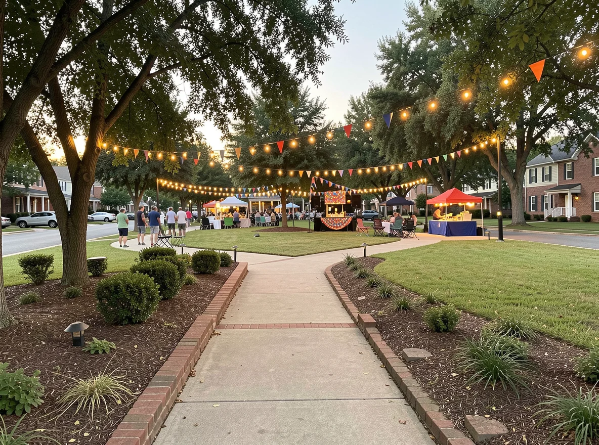 Community setting in a Central Mississippi suburb