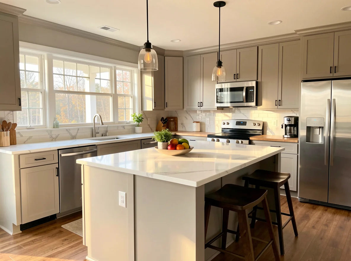 Updated kitchen in a Richland starter home
