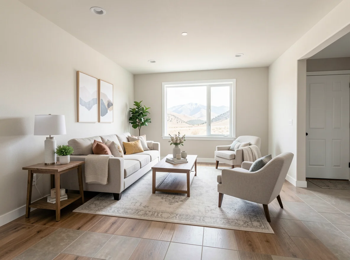 Modern interior with practical layout
