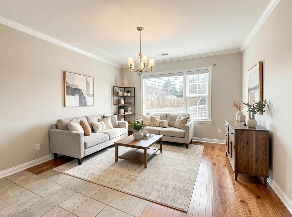Freshly prepared home interior in Orem