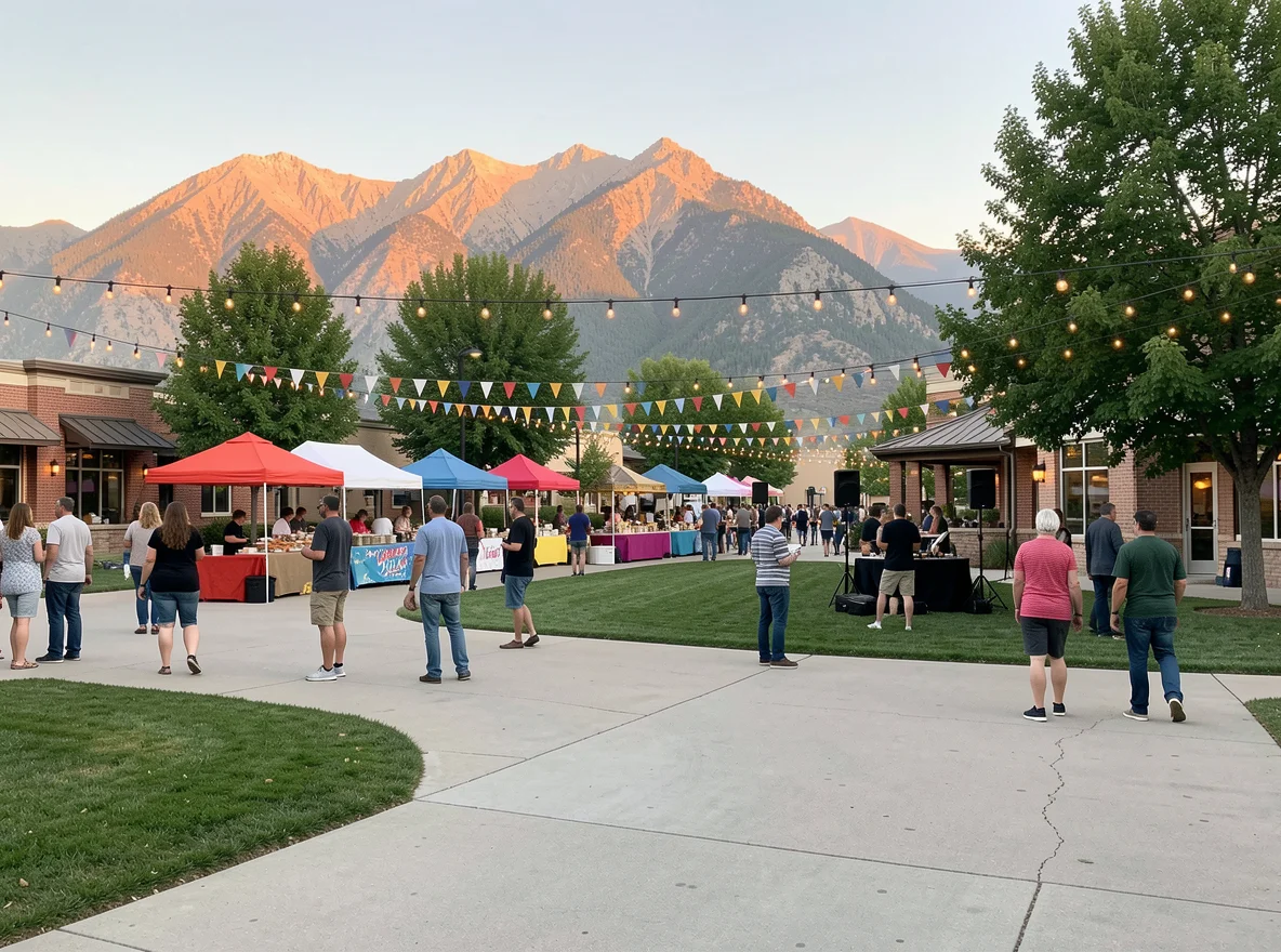 Community scene in Provo, Utah