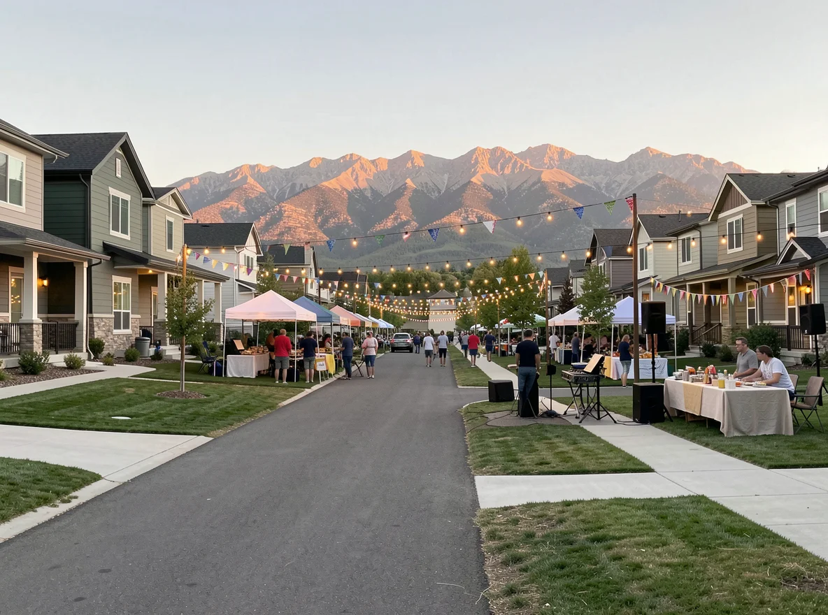 Community setting in Lehi