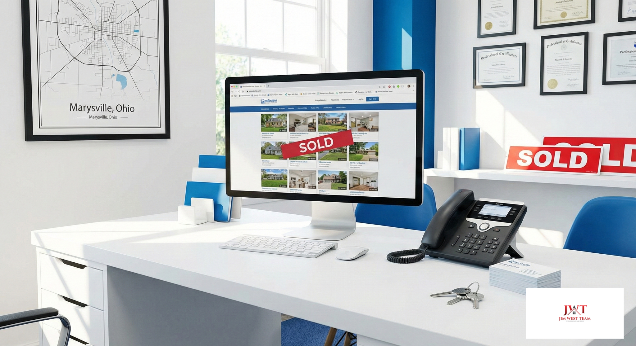 Jim West Team professional real estate office in Marysville Ohio