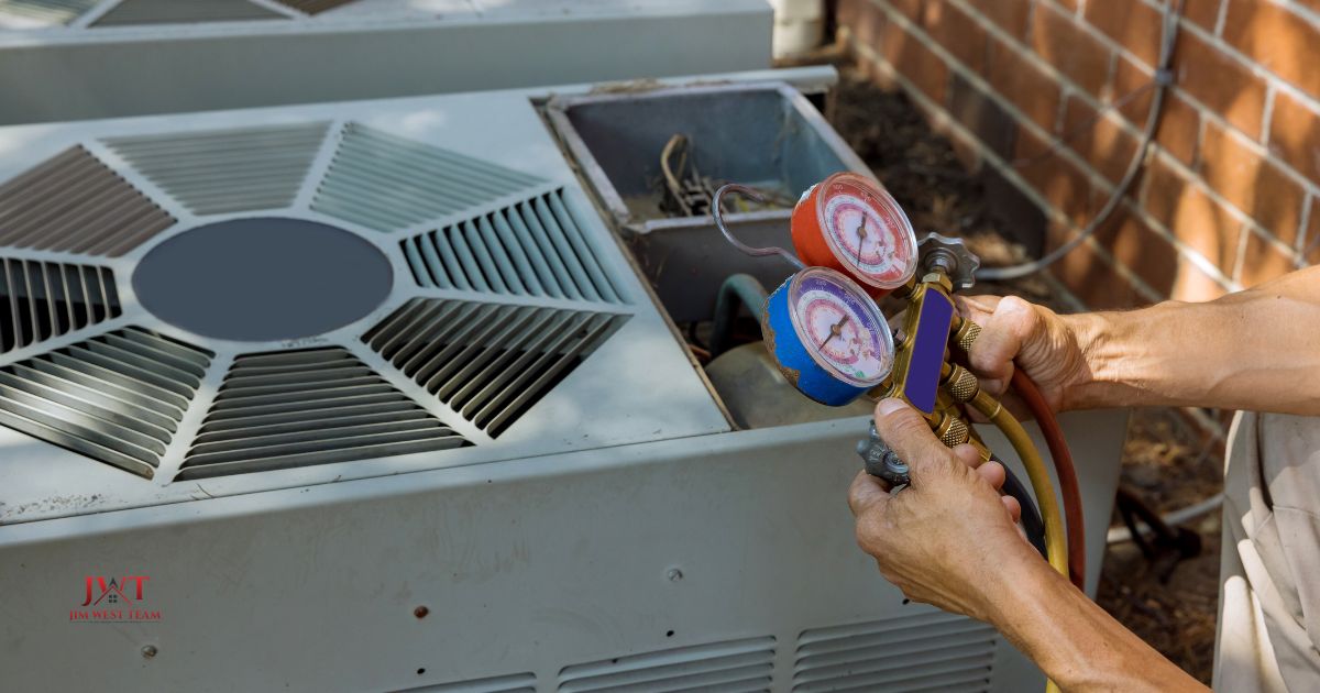 HVAC system inspection before listing a home for sale in Marysville, Ohio