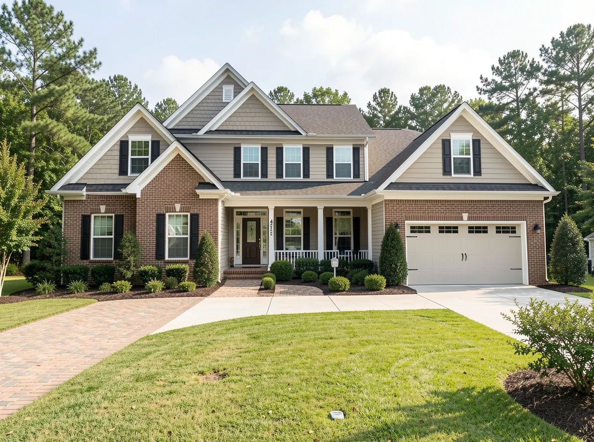Well-kept home exterior in Suwanee