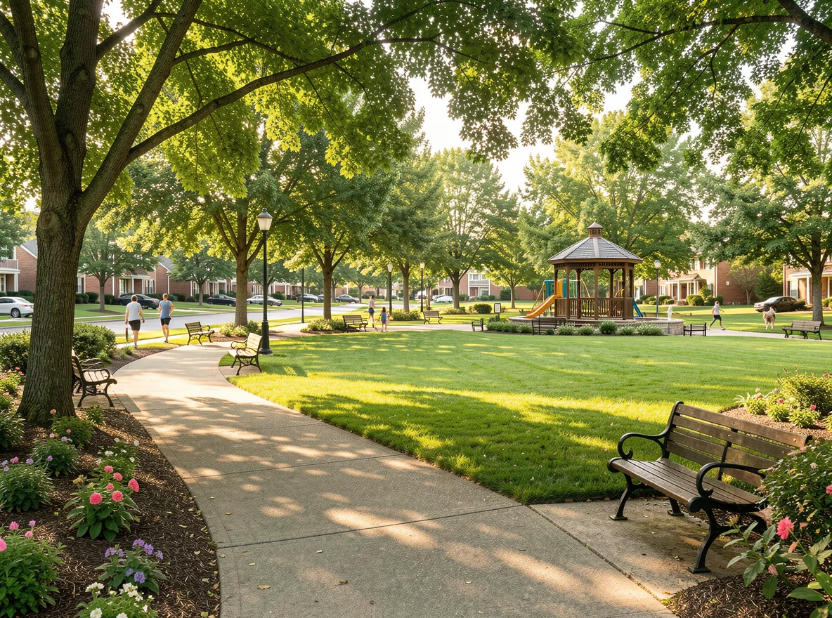 Park setting in Loganville, Georgia