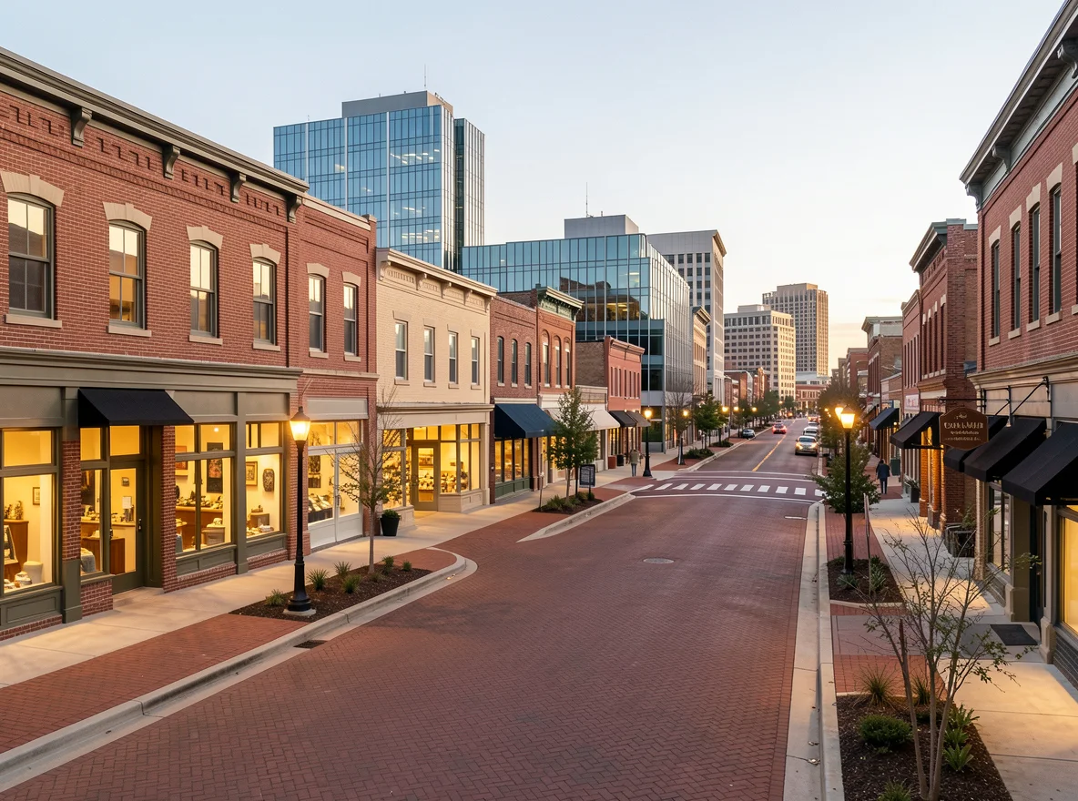 Downtown Commerce streetscape