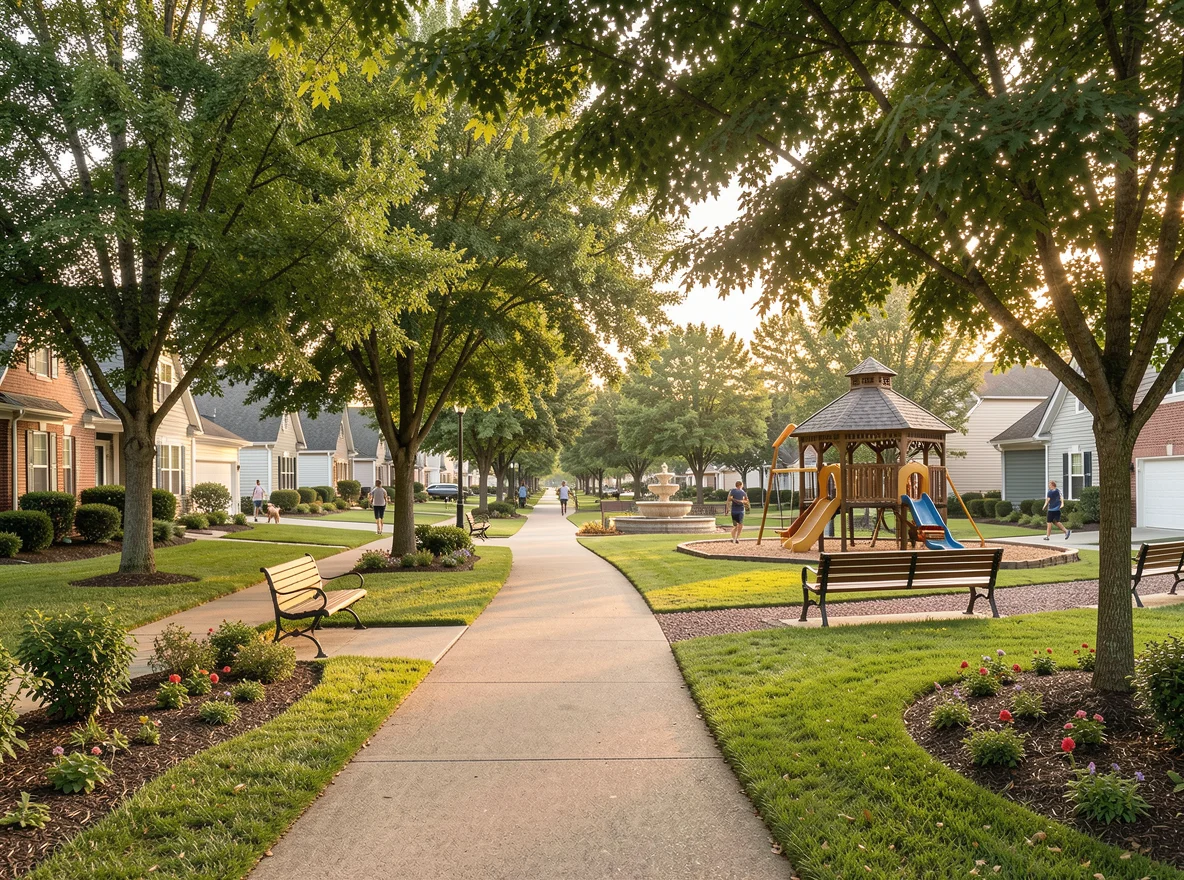 Residential neighborhood in Winder