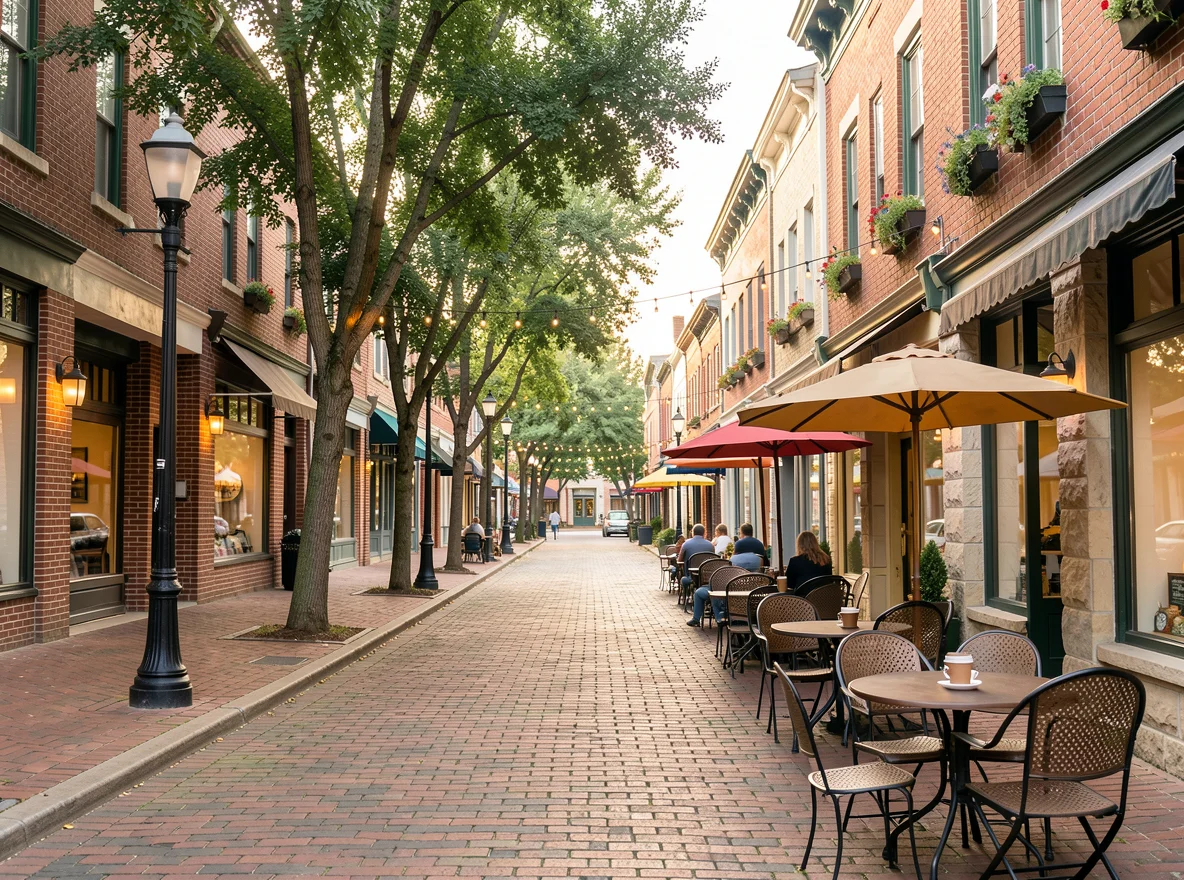 Historic downtown Gainesville streetscape