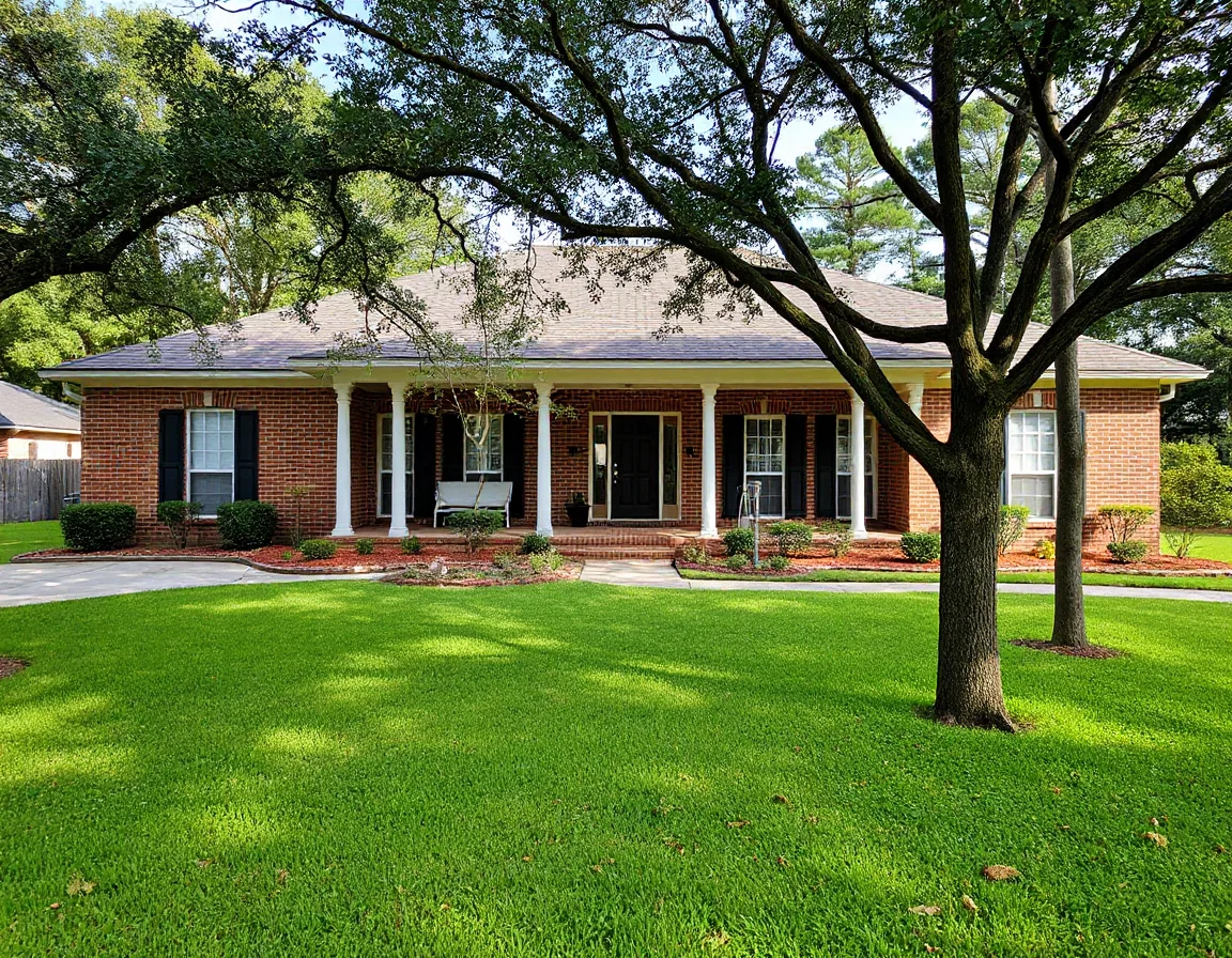 Well-maintained home exterior in Violet, Louisiana