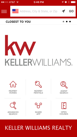 Hollers Team Home Search Mobile App