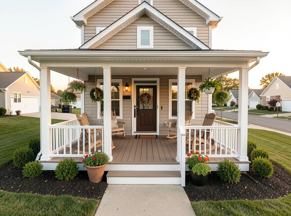 First-time homebuyer exterior tour