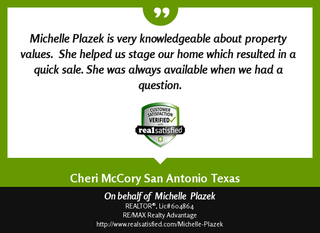 Michelle Is Very Knowledgeable About Property Values!