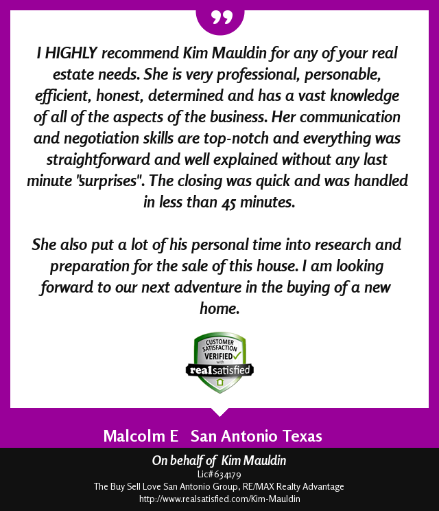 I Highly Recommend Kim Mauldin For Any Of Your Real Estate Needs!