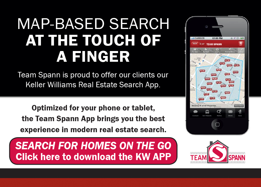 Download the Keller Williams Experience Realty Team Spann APP