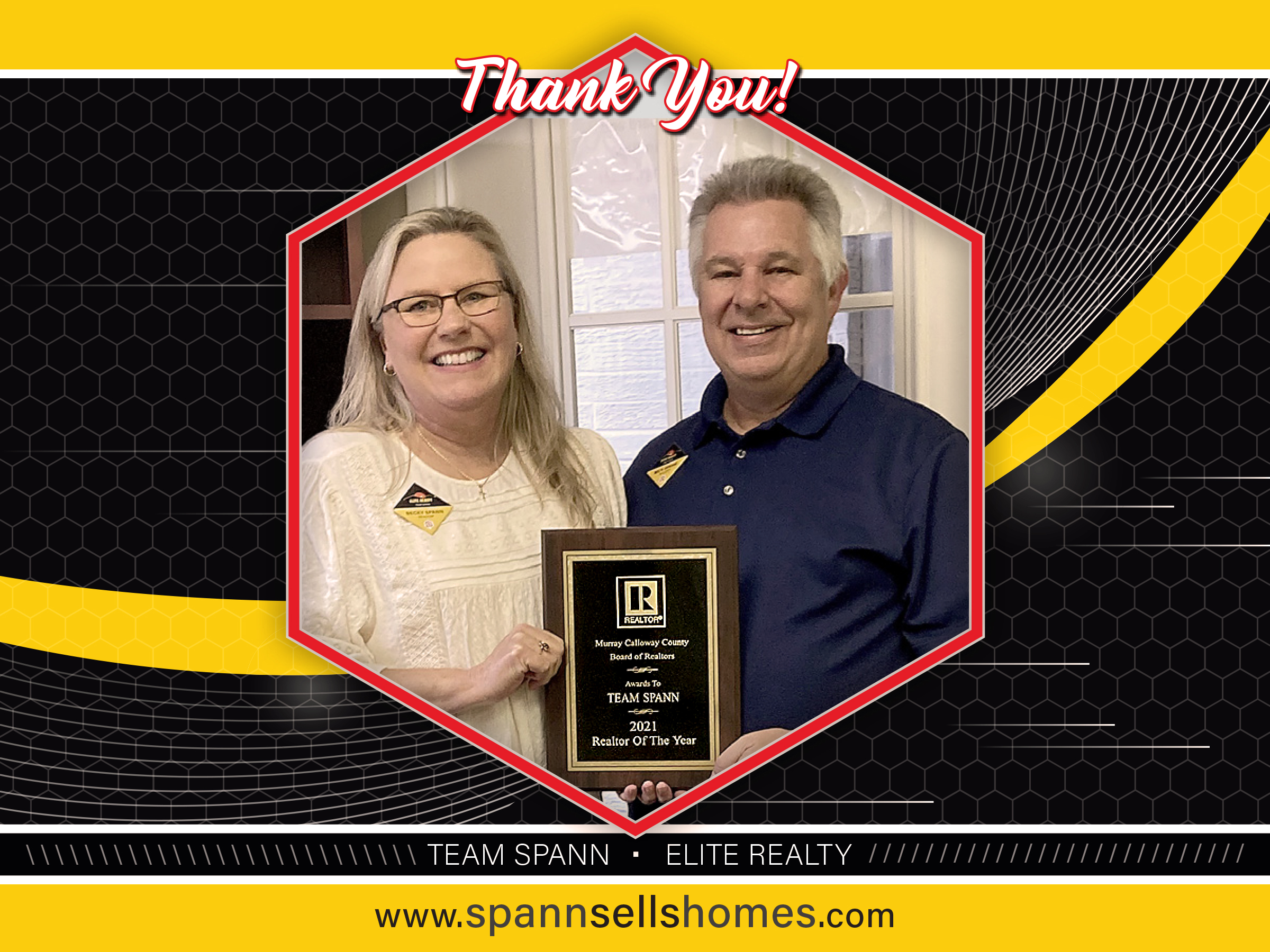 Realtor of the Year 2021 Team Spann - Elite Realty